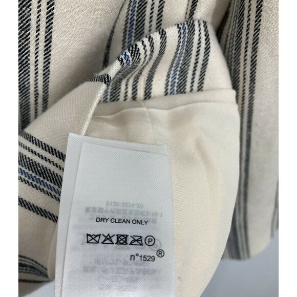 Ralph Lauren Blazer Jacket Size 12 Ivory Blue New - Picture 12 of 12